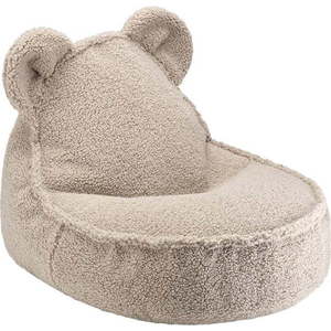Světle hnědý dětský sedací vak z textilie bouclé Bear – Wigiwama obraz