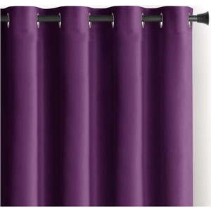 Fialový sametový dimout závěs 140x270 cm Eyelets – Restilo obraz