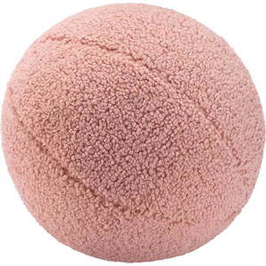 Růžový dětský pohovkový polštář z textilie bouclé Ball – Wigiwama obraz