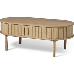 Konferenční stolek v dekoru dubu v přírodní barvě 60x120 cm Meta – Unique Furniture obraz