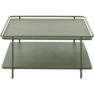 Zelený kovový konferenční stolek 75x75 cm Yuba – Unique Furniture obraz