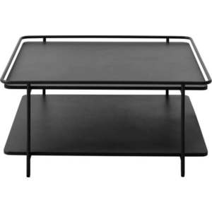 Černý kovový konferenční stolek 75x75 cm Yuba – Unique Furniture obraz