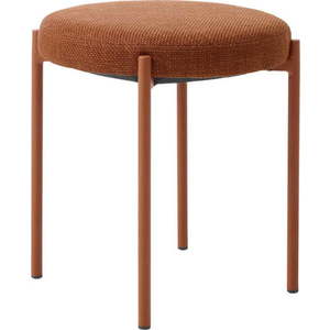 Kovová stolička v terakotové barvě Pelican – Unique Furniture obraz