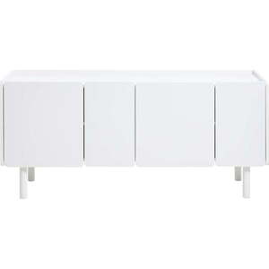 Bílá komoda 160x70x45 cm Bera – Unique Furniture obraz