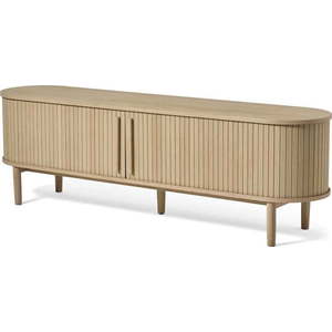 TV stolek v dekoru dubu v přírodní barvě 180x56x40 cm Meta – Unique Furniture obraz
