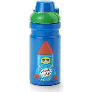 Modrá dětská lahev 390 ml Rocket – LEGO® obraz