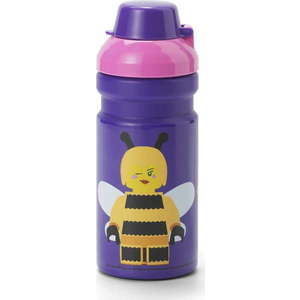 Fialová dětská lahev 390 ml Bee – LEGO® obraz