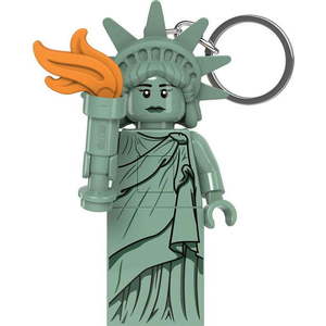 Zelená klíčenka se svítilnou Statue of Liberty – LEGO® obraz