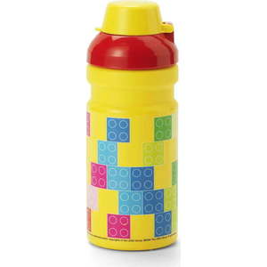 Žlutá dětská lahev 390 ml Brick – LEGO® obraz
