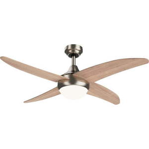 Stropní svítidlo s časovačem/s ventilátorem ve světle přírodní barvě ø 13 cm Achilia – SULION obraz