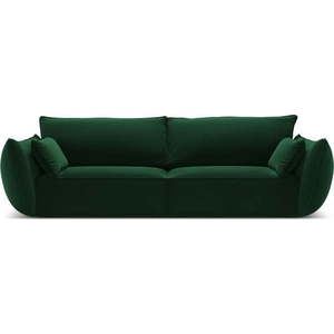 Tmavě zelená sametová pohovka 208 cm Vanda – Mazzini Sofas obraz