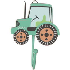 Zelený nástěnný háček Tractor – Sass & Belle obraz
