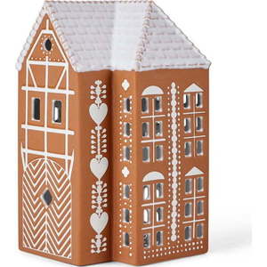 Kameninový svícen na čajovou svíčku Gingerbread Lighthouse – Kähler Design obraz