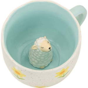 Modrý/krémový porcelánový hrnek 350 ml Surprise Sheep – Sass & Belle obraz