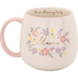 Světle růžový porcelánový hrnek 450 ml Mama You Are Blooming – Sass & Belle obraz