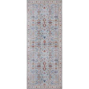 Modro-béžový běhoun Nouristan Vivana, 80 x 200 cm obraz