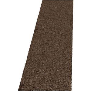 Tmavě hnědý běhoun 80x250 cm Fluffy – Ayyildiz Carpets obraz