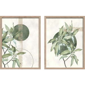 Obrazy v sadě 2 ks 30x40 cm Green – Styler obraz