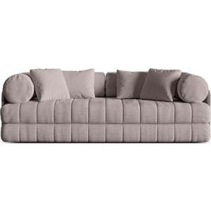 Šedobéžová rozkládací pohovka z textilie bouclé 206 cm Kemi – Cosmopolitan Design obraz