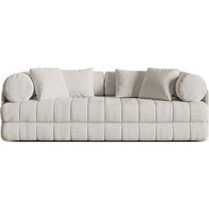 Béžová rozkládací pohovka z textilie bouclé 206 cm Kemi – Cosmopolitan Design obraz
