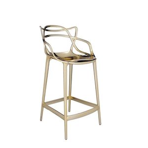 Barová židle Masters METAL, v. 65 cm, více barev - Kartell Barva: gold obraz