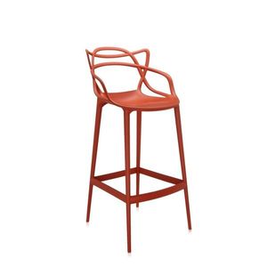 Barová židle MASTERS, v. 75 cm, více barev - Kartell Barva: Rezavě oranžová obraz