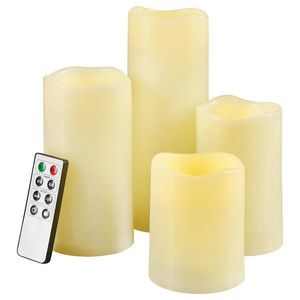 X-Mas SADA LED SVÍČEK 4dílné kov, plast obraz