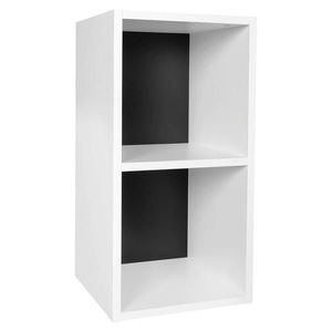 MID.YOU REGÁL, černá, bílá, 30/60/30 cm obraz