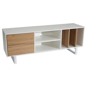 Livetastic NÍZKÁ KOMODA, bílá, 150/55/40 cm obraz