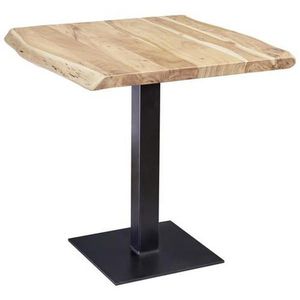 MID.YOU JÍDELNÍ STŮL, akácie, přírodní barvy, 80/75/75 cm obraz