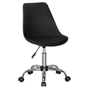 MID.YOU OTOČNÁ ŽIDLE PRO MLÁDEŽ, vzhled kůže, černá obraz