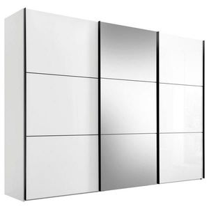 Moderano SKŘÍŇ S POSOUVACÍMI DVEŘMI, bílá, 298/222/68 cm obraz