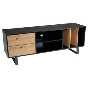 Livetastic NÍZKÁ KOMODA, černá, 150/55/40 cm obraz
