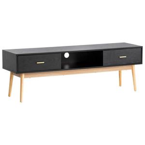 Livetastic NÍZKÁ KOMODA, černá, 150/50/40 cm obraz