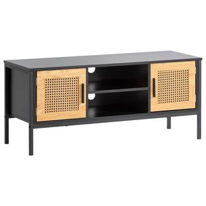 Livetastic NÍZKÁ KOMODA, černá, 110/48/40 cm obraz