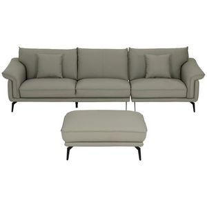 MID.YOU TŘÍMÍSTNÁ POHOVKA, textil, šedohnědá obraz
