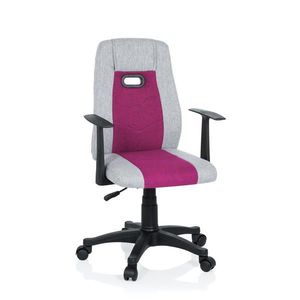 MID.YOU OTOČNÁ ŽIDLE PRO MLÁDEŽ, šedá, pink obraz
