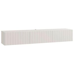 Xora NÍZKÁ VISÍCÍ KOMODA, bílá, 192/31, 5/42 cm obraz