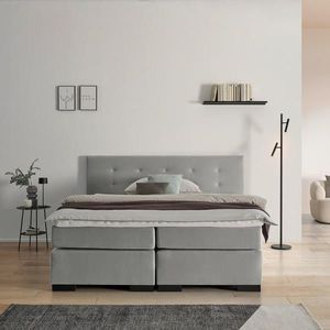 MID.YOU POSTEL BOXSPRING, 180/200 cm, šedá obraz