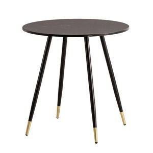 Livetastic JÍDELNÍ STŮL, černá, 75/75/76 cm obraz