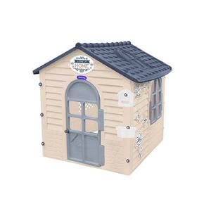 Mochtoys Domek dětský zahradní s kytičkami 120x120x120cm plast obraz