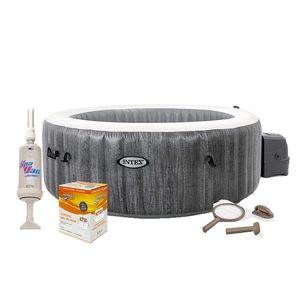 Intex | Vířivý bazén Pure Spa - Bubble Greywood Deluxe AP 6 + výhodná sada příslušenství | 19900146 obraz