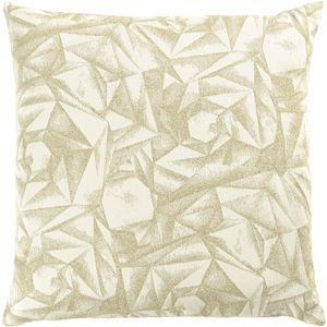 Sander Žakárový povlak na polštář Diamanti, 50 x 50 cm, ecru/gold 885088-07 obraz