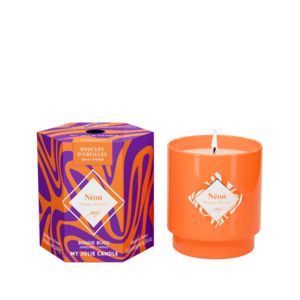 My Jolie Candle Vonná svíčka Neon Orange s oranžovými náušnicemi, 180 g 320502 obraz