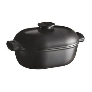 Emile Henry Delight keramický oválný hrnec na indukci / pekáč se samopodlévací poklicí, 4, 5 l 779565 obraz