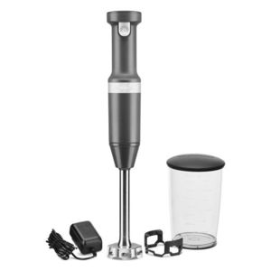 KitchenAid Bezdrátový tyčový mixér 5KHBBV53, tmavě šedá 5KHBBV53EDG obraz