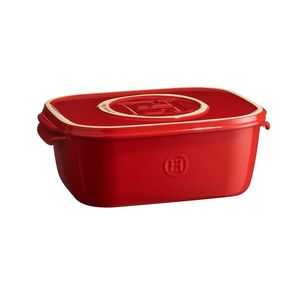 Emile Henry Keramický Cheese Box na skladování a servírování sýrů, 3, 5 l, granátová 348760 obraz