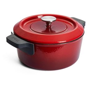 Woll Litinový hrnec s poklicí, Iron, Ø 24 cm / 4, 2 l, červená 124CI-010 obraz