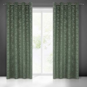 ArtFir Stínicí závěs OCTAVIA K | tmavá mint 140 x 250 cm obraz