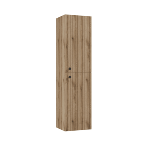 ArtDef Vysoká skříňka do koupelny RIETTI OAK EVOKE C35 obraz